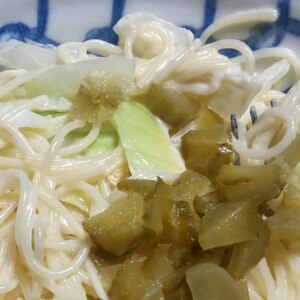 レンジで簡単＆ピクルス消費の簡単マカロニサラダ